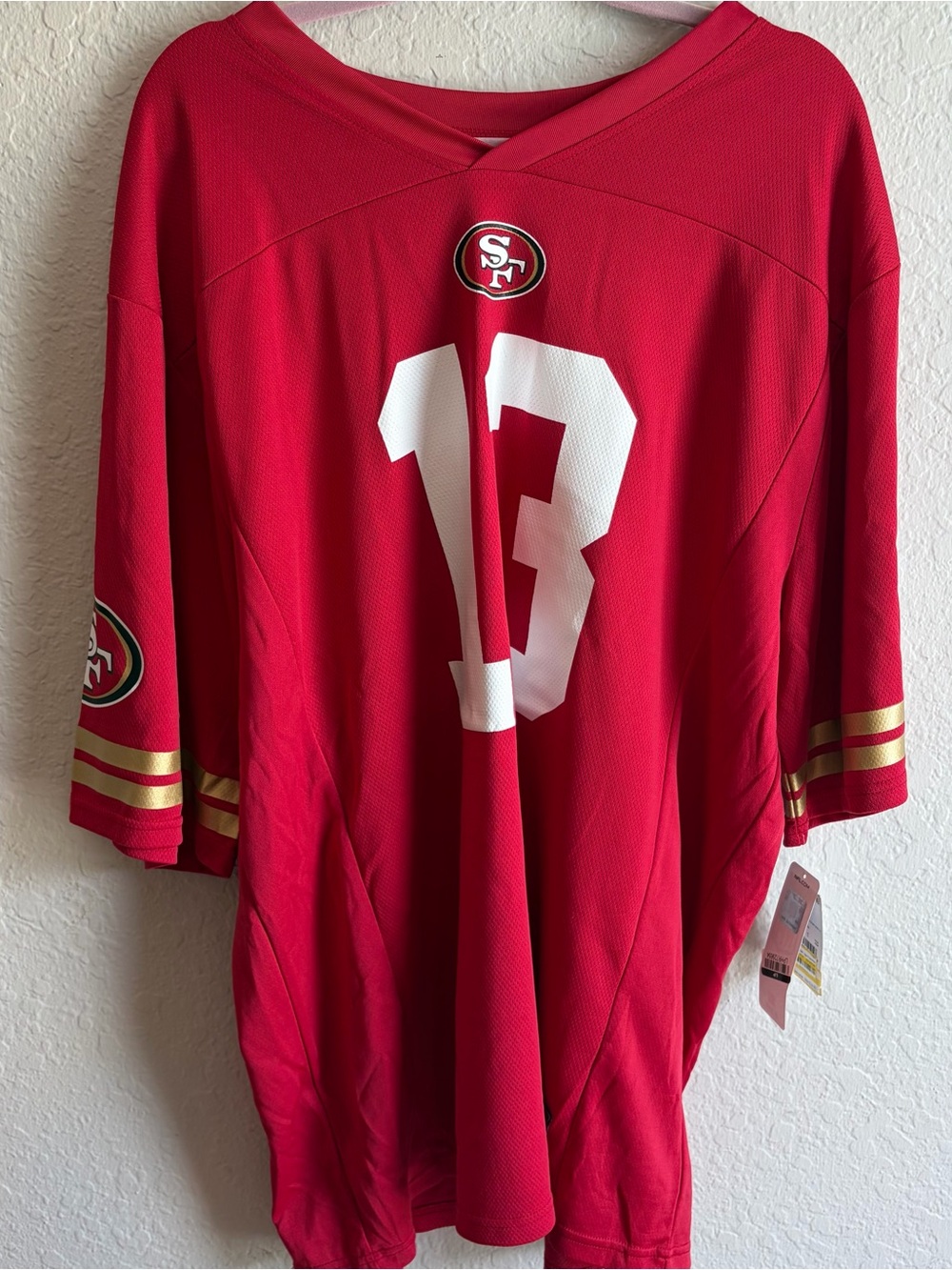 San Francisco 49ers NFL Brock Purdy #13 Red Football Jersey - Men’s 2XL NWT